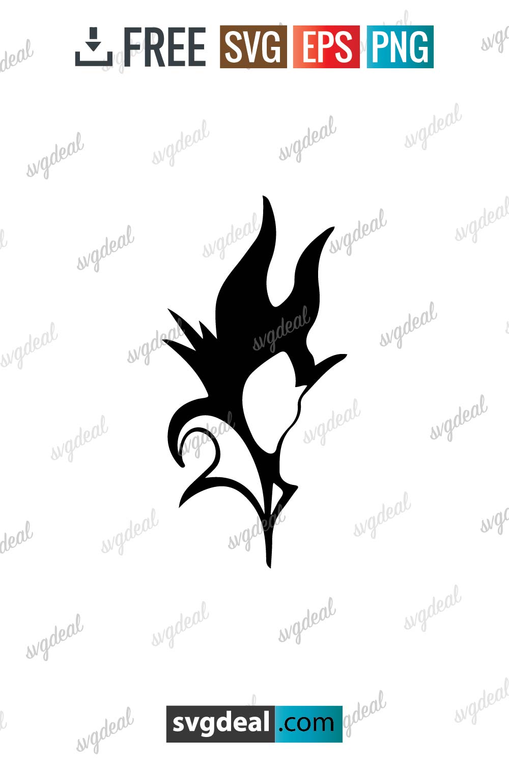 Free Maleficent Face Svg Svgdeal