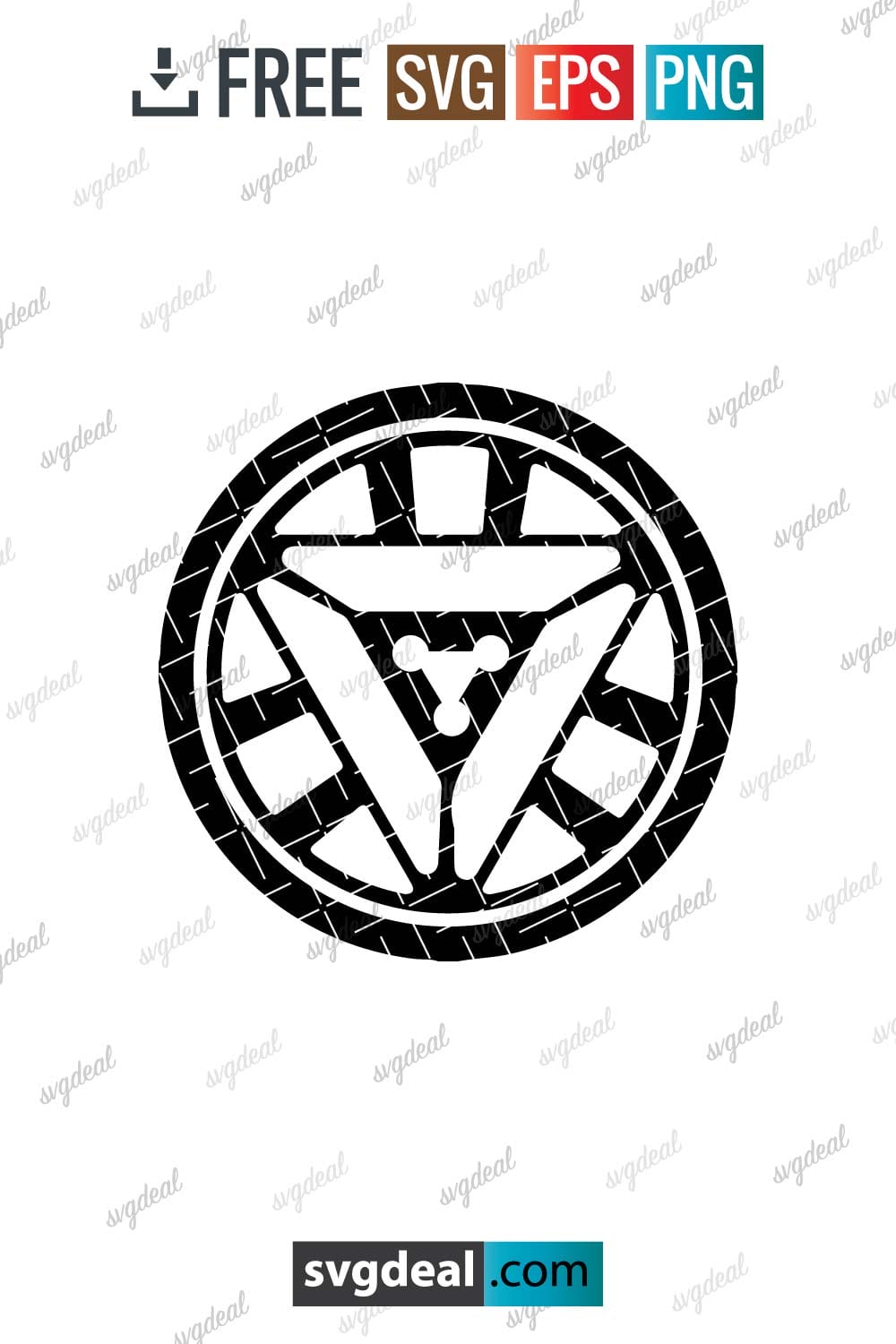 Free Iron Man Arc Reactor Svg SVGDeal