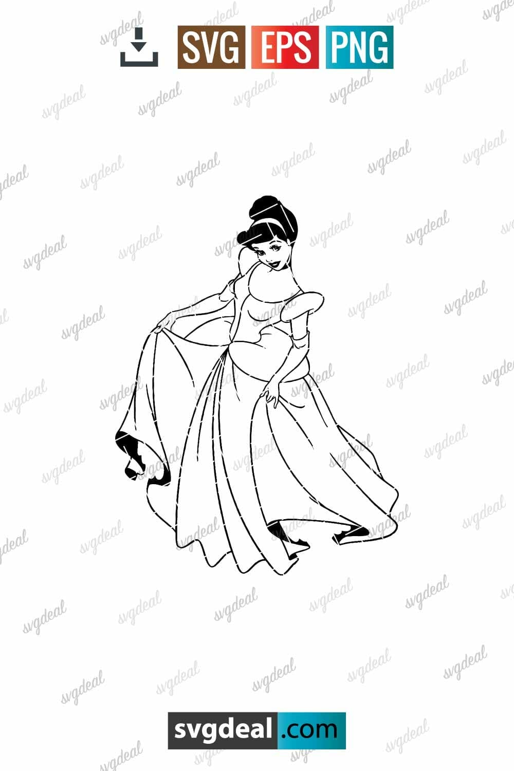 Free Cinderella Svg Files Svgdeal