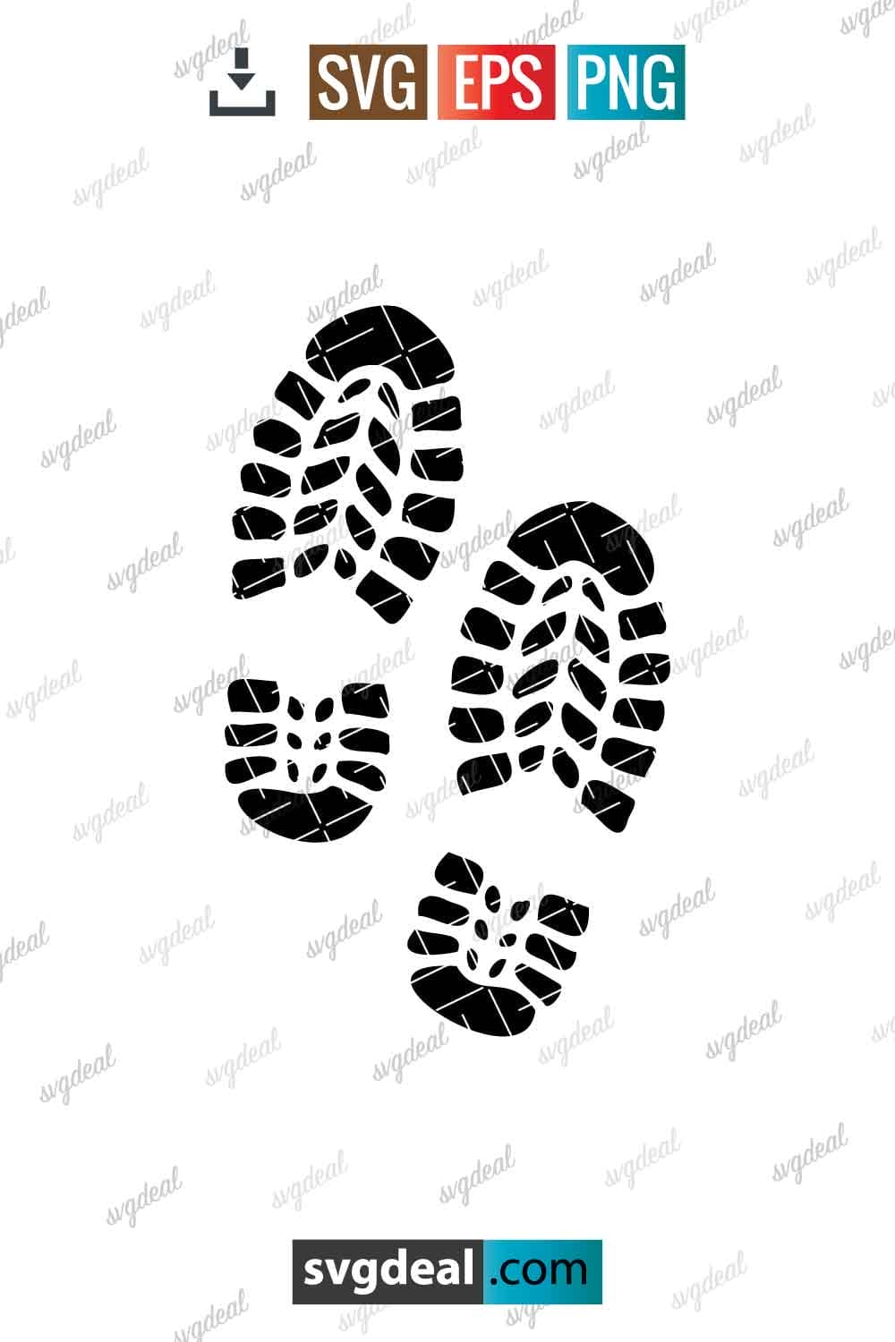 Free Shoe Print Svg SVGDeal