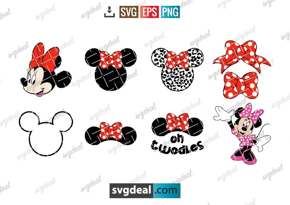 16 Free Minnie Mouse Bow SVG - Express Your Disney Love – 8SVG