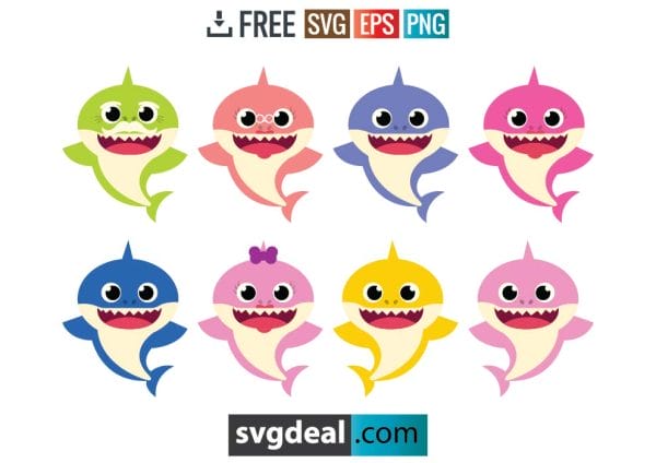 √ 11 Free Baby Shark SVG Files For Your Cutting Machine - Free SVG Files