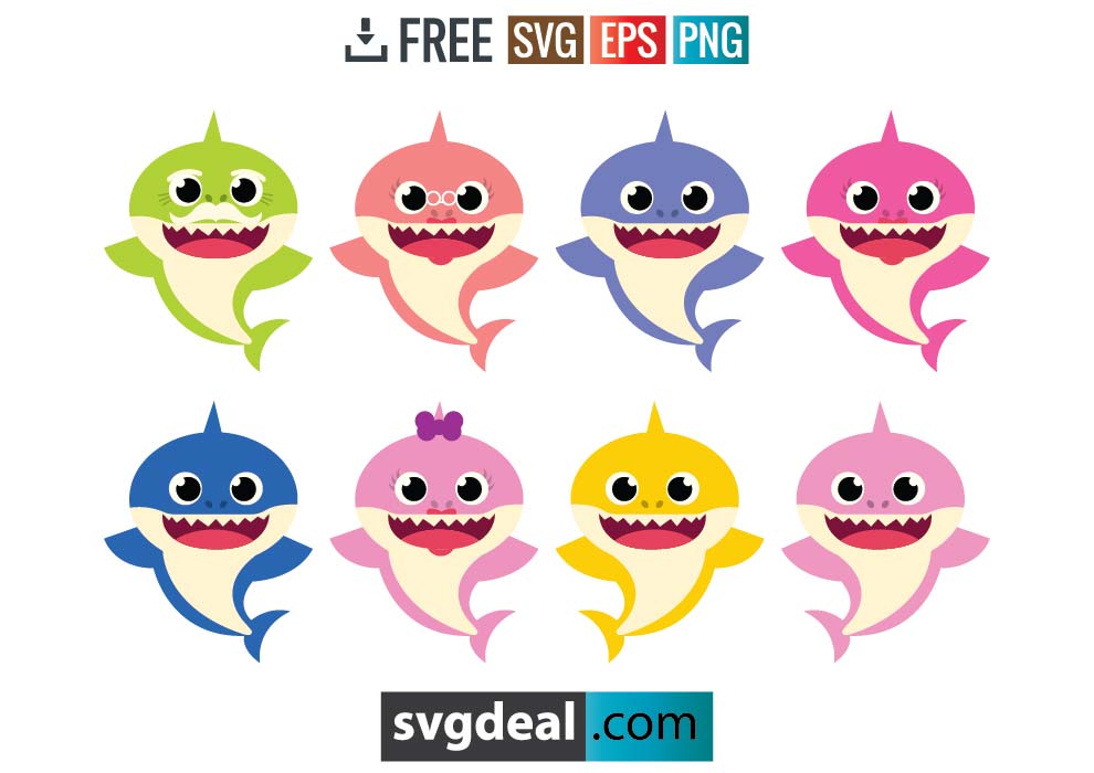 √ 11 Free Baby Shark SVG Files For Your Cutting Machine - Free SVG Files