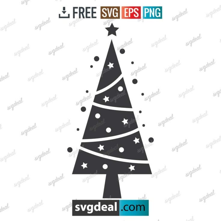 Christmas Tree Svg, Christmas svg, christmas tree SVG cut file, Tree Christmas Svg