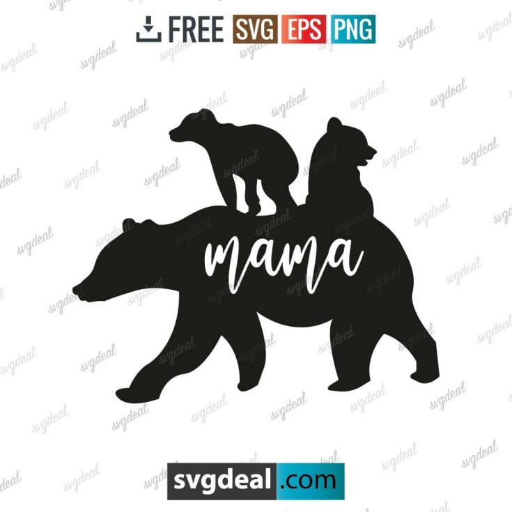 Mommy SVG, Mom To Be svg, Mom Shirt Design, Bear Mama svg, Mom svg Sayings, Mothers Day svg – 8904