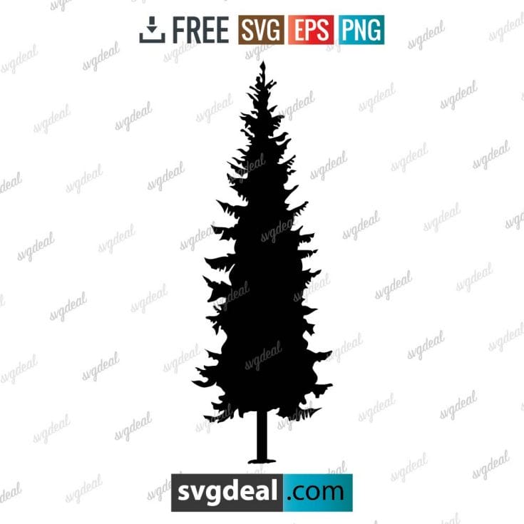 Pine Tree Svg, skinny pine tree svg, Tree Clip Art Pack, Tree Design Sublimation – 1401