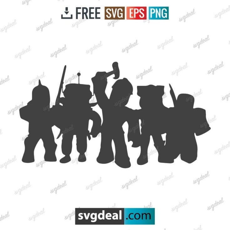Roblox Character SVG Free, Svg Free Roblox Character Svg