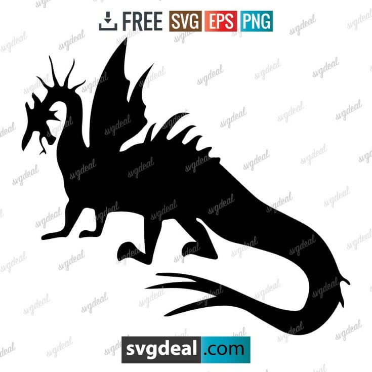 Maleficent Dragon SVG Free
