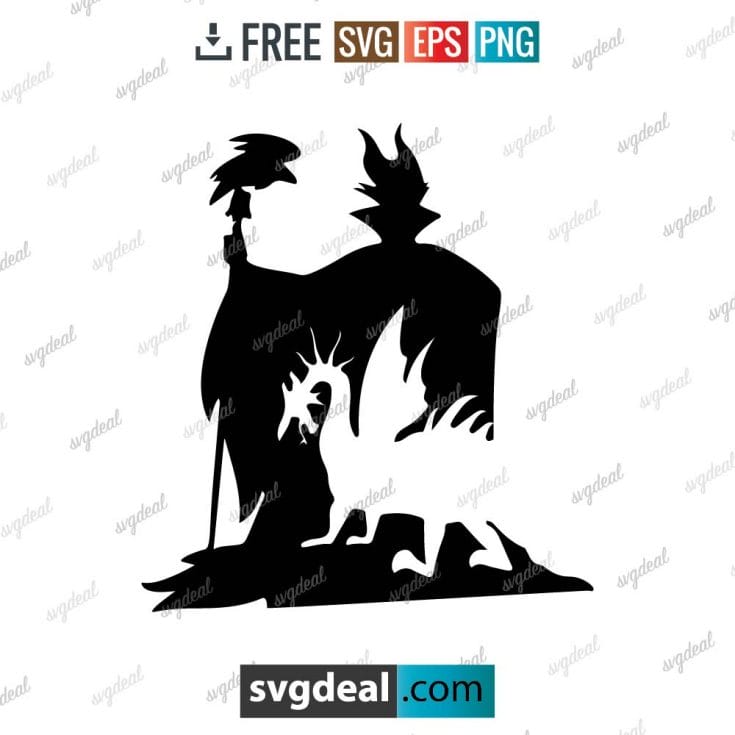 Maleficent SVG, Maleficent Dragon SVG Free