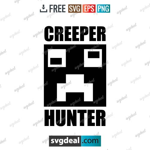 Minecraft Creeper Hunter Svg