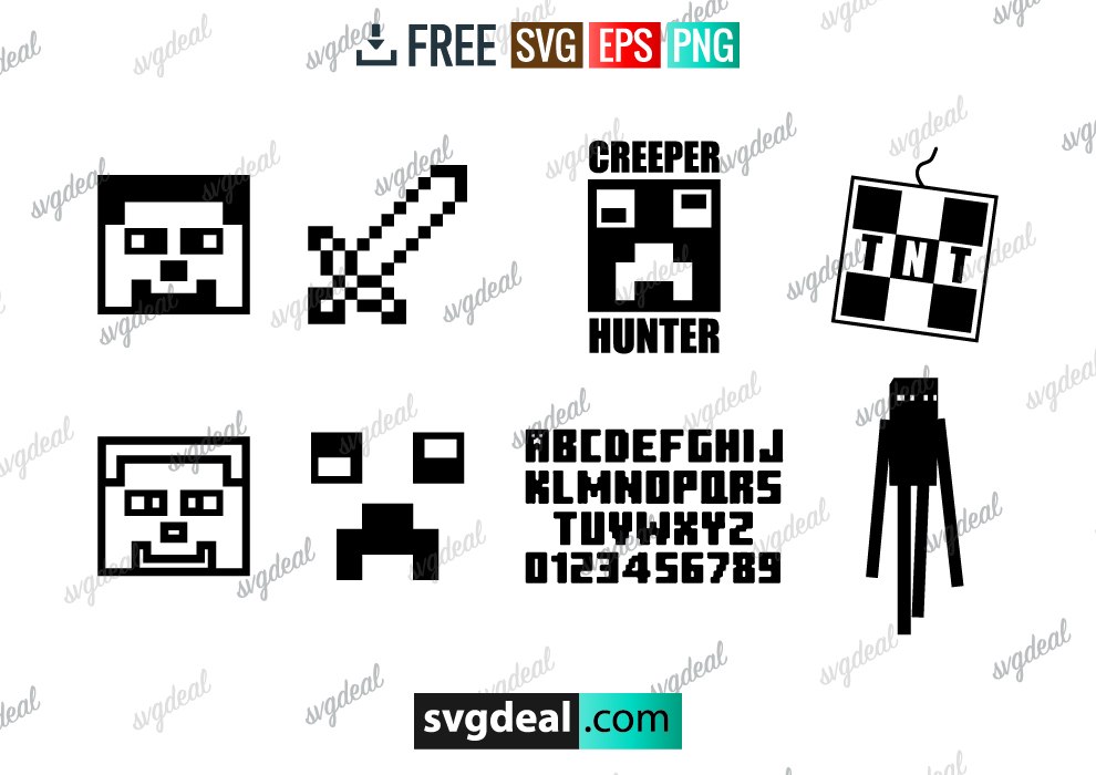 √ 8 Free Minecraft SVG Files - Free SVG Files