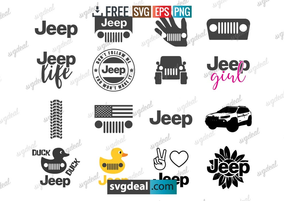  √ Archivos SVG de Jeep gratis para sus proyectos