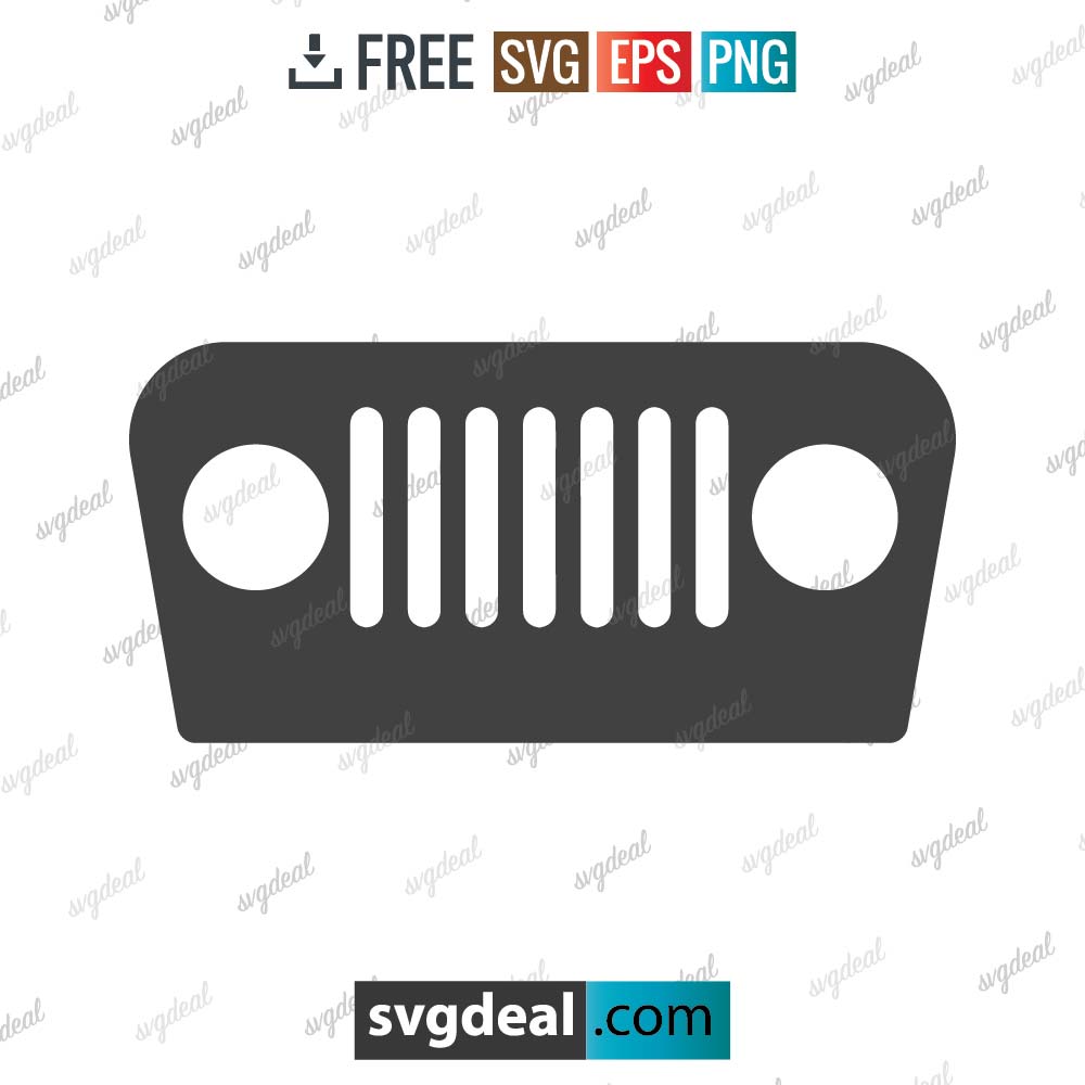 Jeep Grill Svg