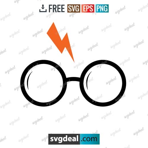 Harry Potter Glasses Svg