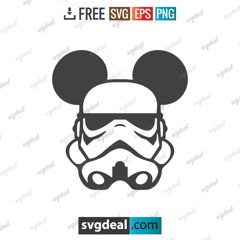 Star Wars Mickey Ears Svg