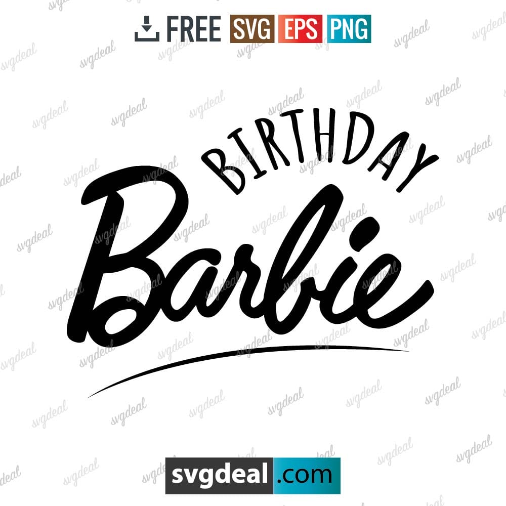 Barbie Birthday Svg