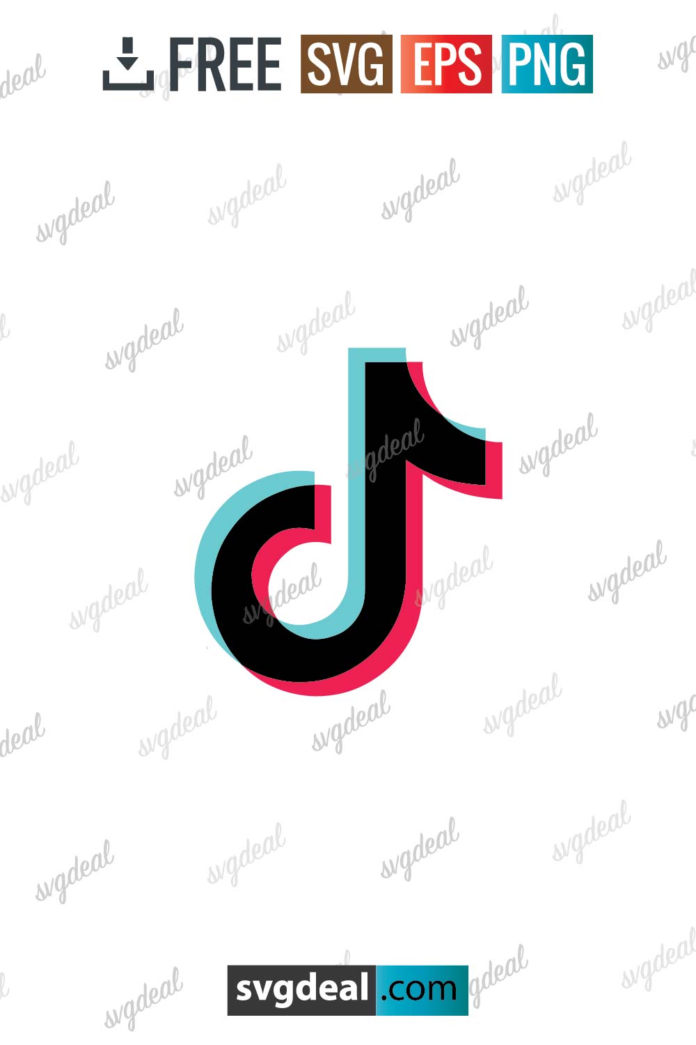 Free Tiktok Svg Free - SVGDeal.com