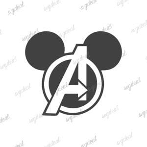 Marvel Mickey Head Svg