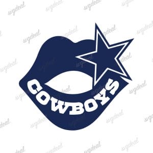 Dallas Cowboys Lips Svg
