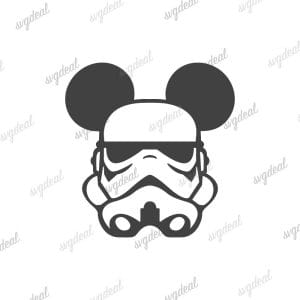 Star Wars Mickey Ears Svg