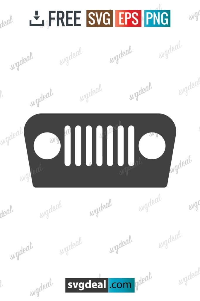 Free Jeep Grill Svg