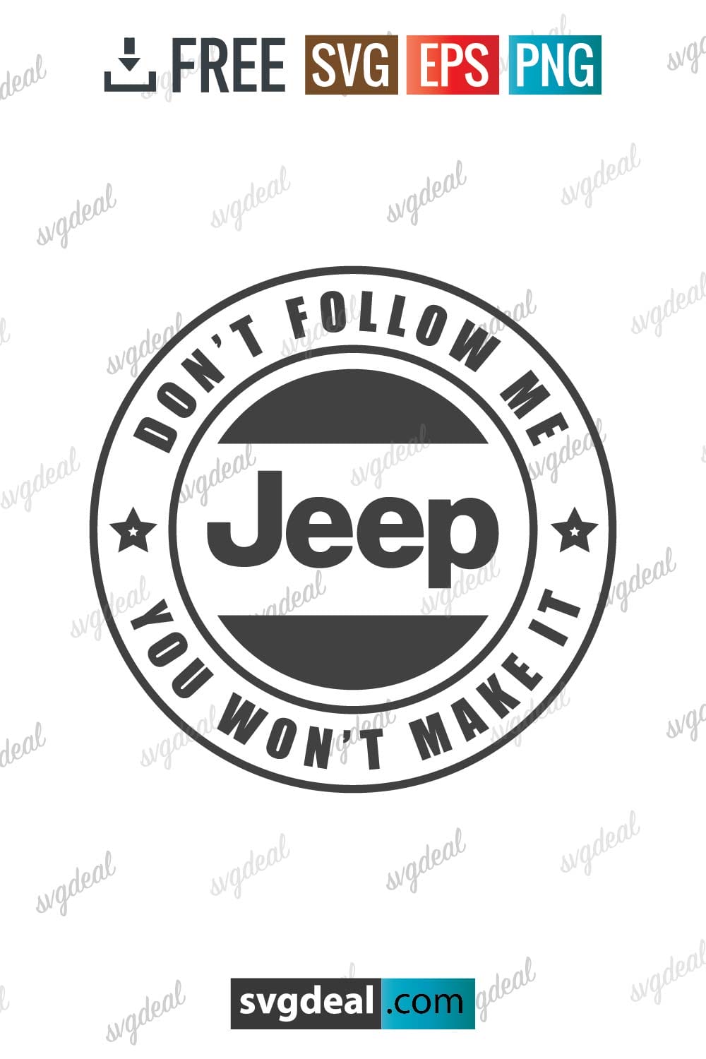 Free Jeep Decal Svg