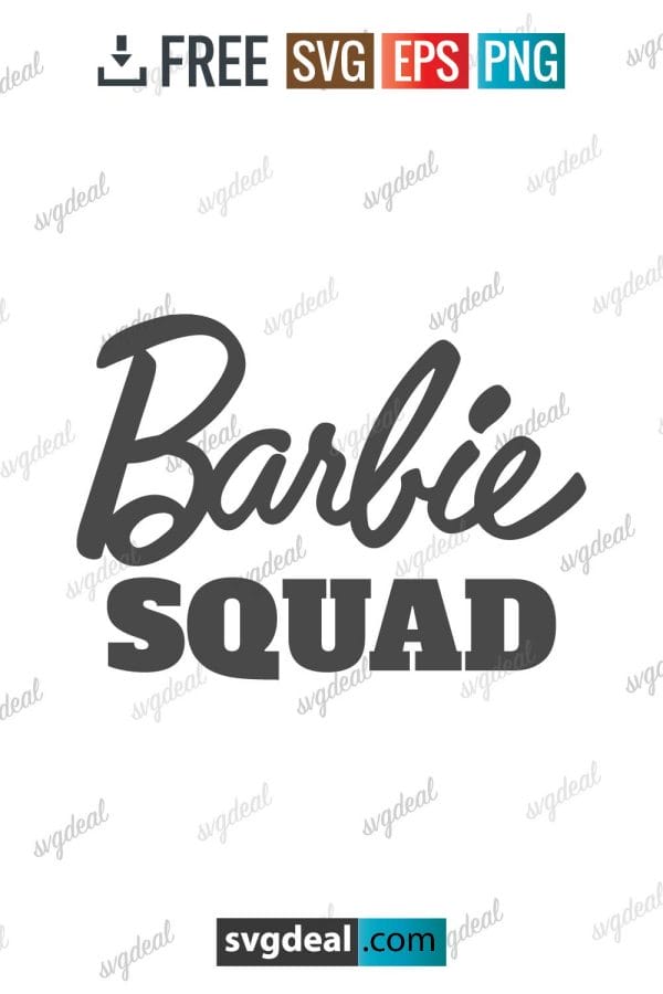 Barbie Squad Svg