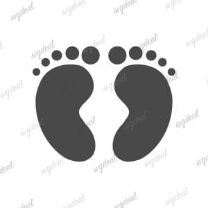 Baby Footprint Svg