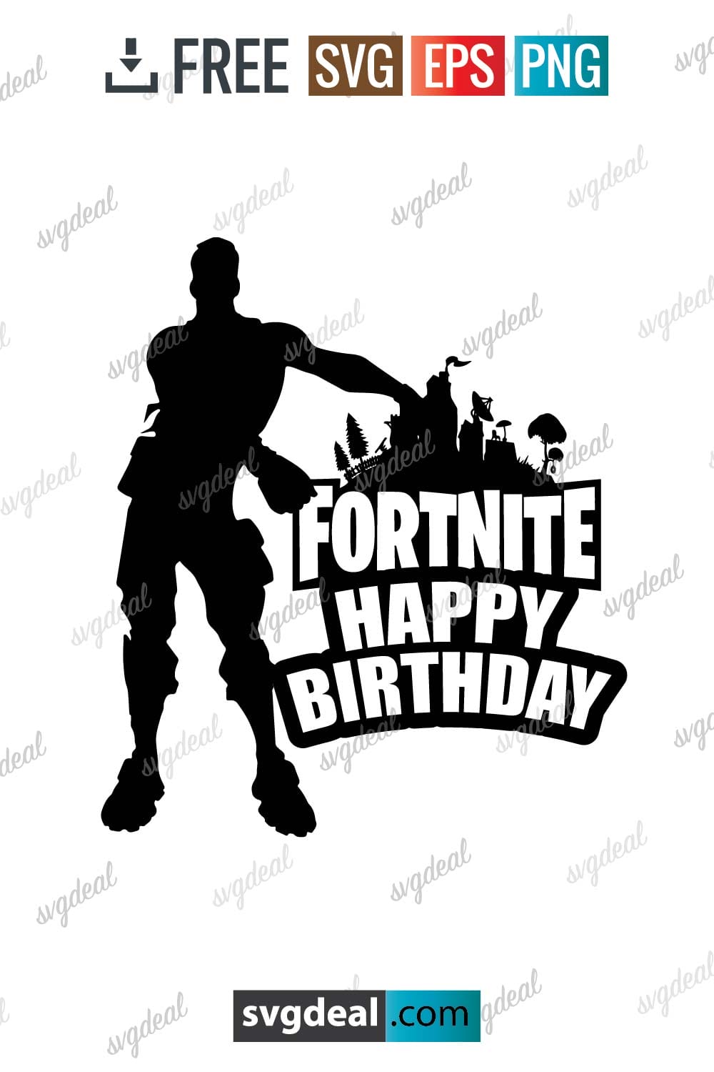 Fortnite Happy Birthday Svg Free - Free Svg Files