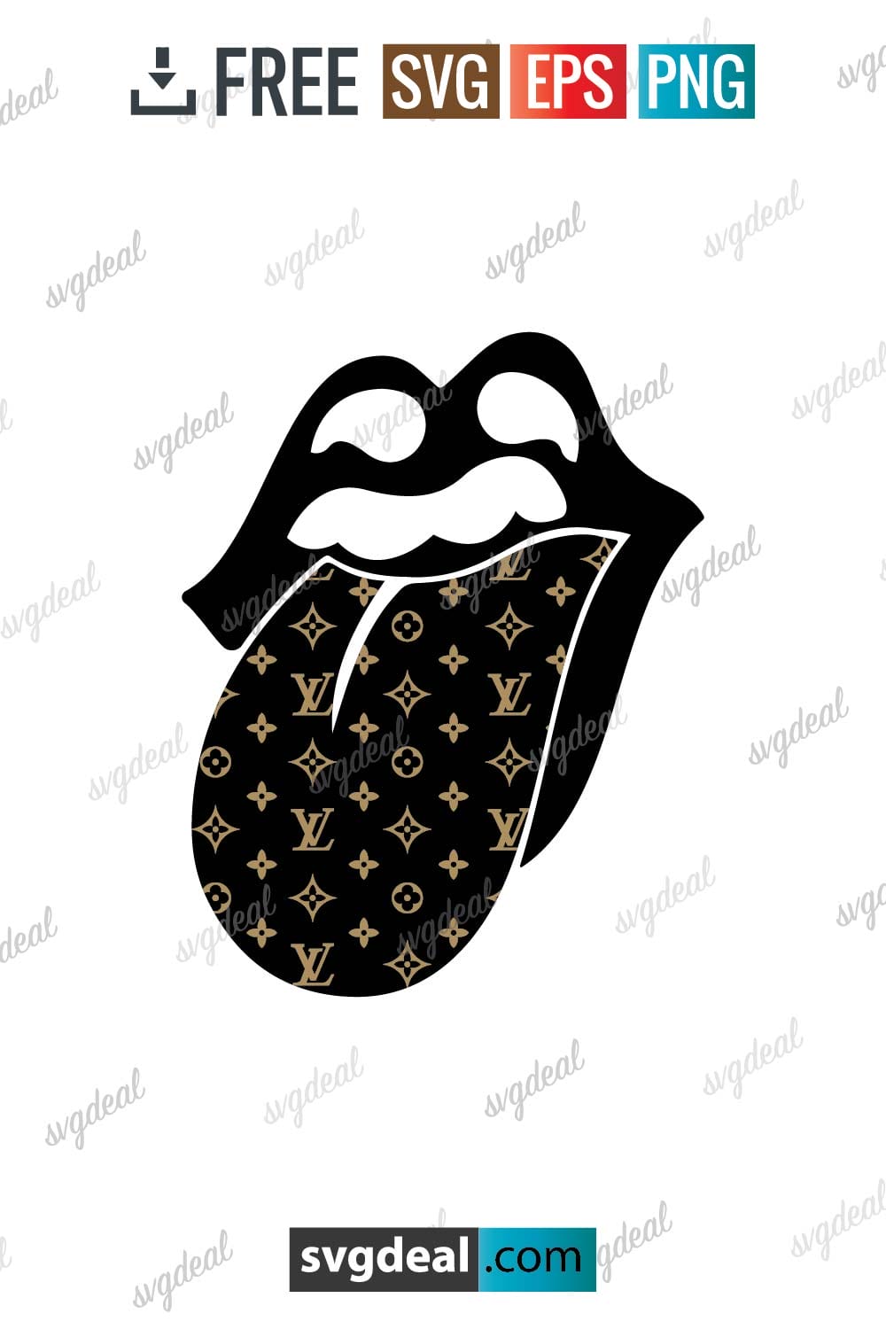 Rolling Lips Tongue Louis Vuitton Pattern Svg - Download SVG Files for  Cricut, Silhouette and sublimation Rolling Lips Tongue Louis Vuitton  Pattern Svg