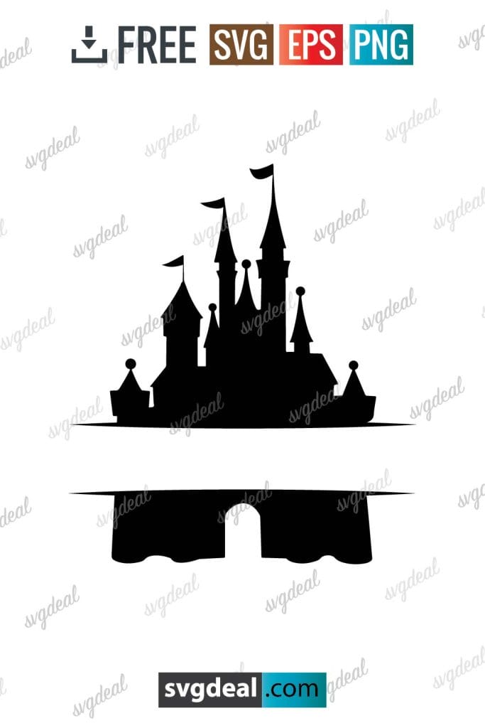 Free Disney Castle SVG Files Magic Kingdom - SVGDeal.com