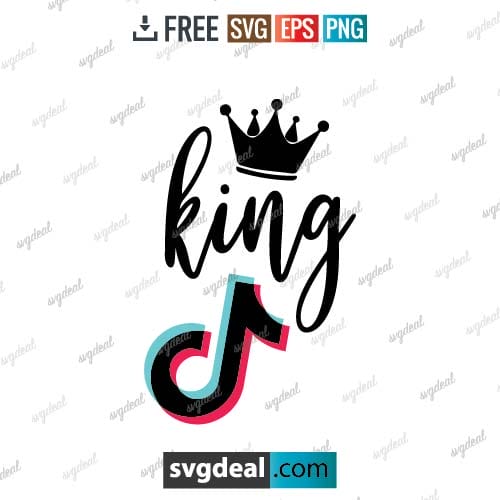 Tiktok King Svg