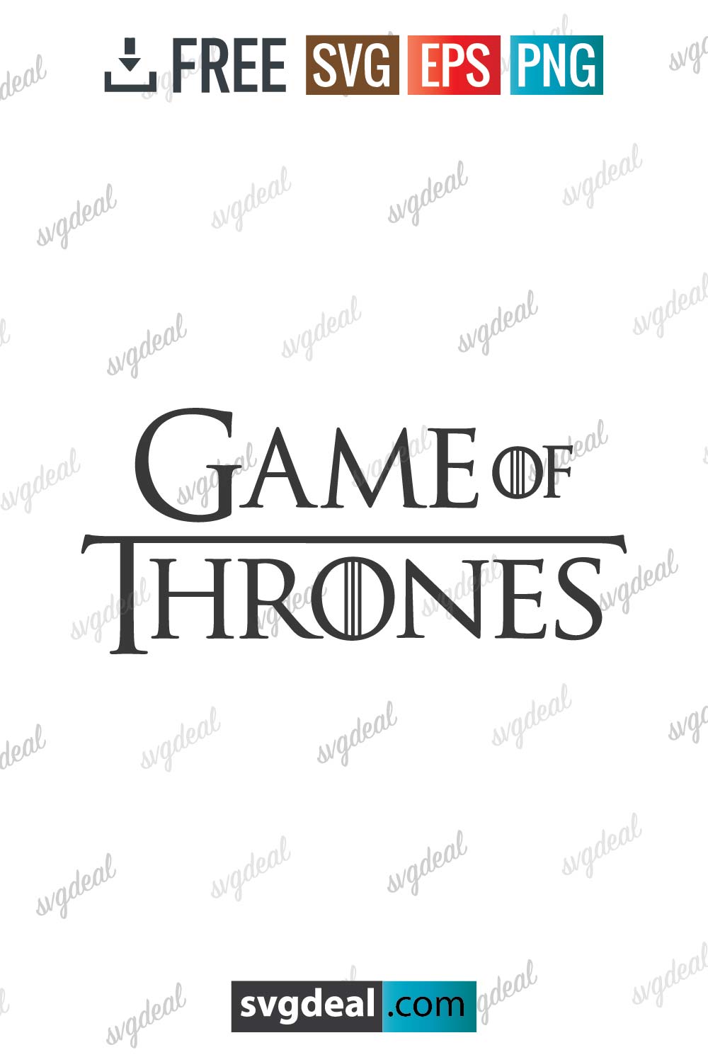 Game Of Thrones Vector Logo - Download Free SVG Icon