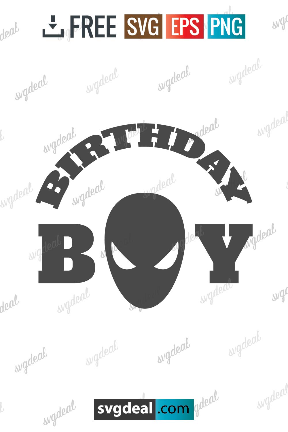 Spiderman Birthday Shirt Svg