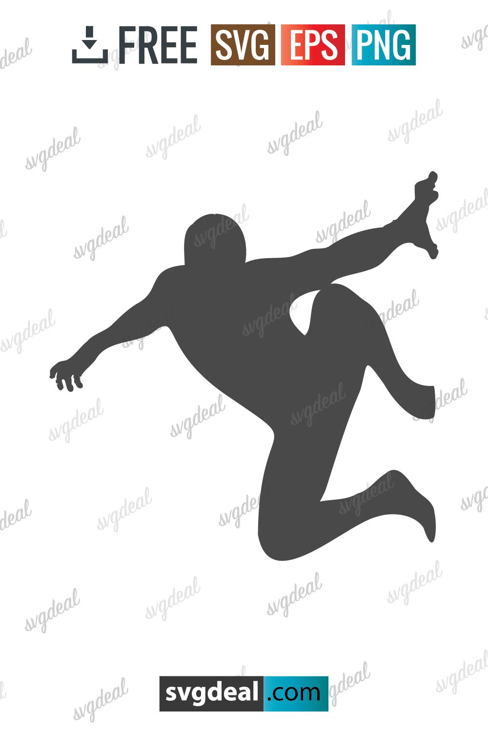 Spiderman Silhouette Svg