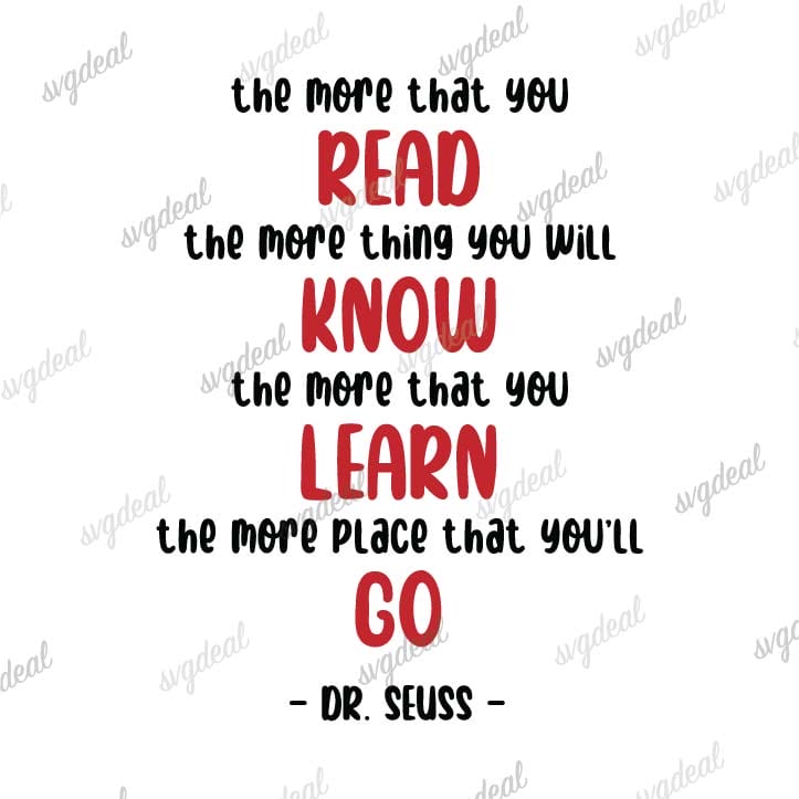 Dr Seuss Quotes Svg