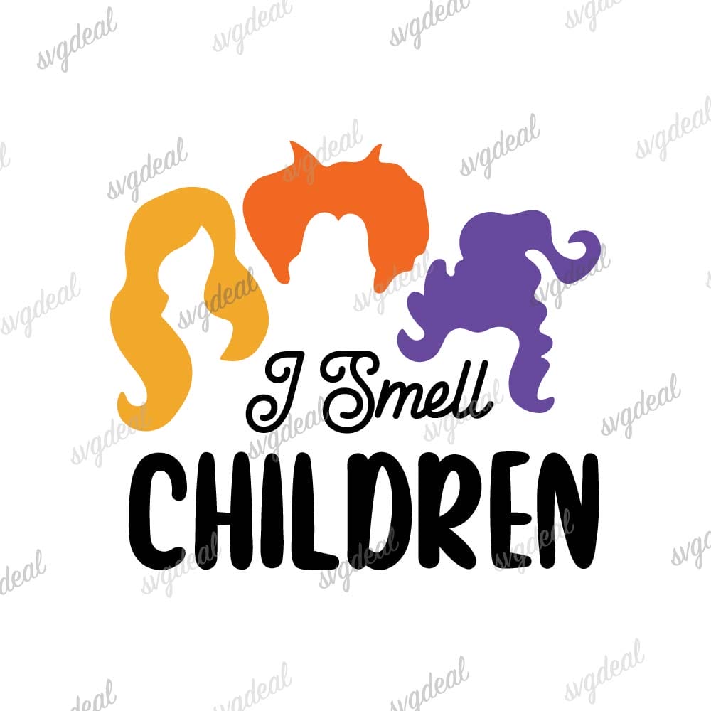 Free Hocus Pocus Svg, I Smell Children SVG