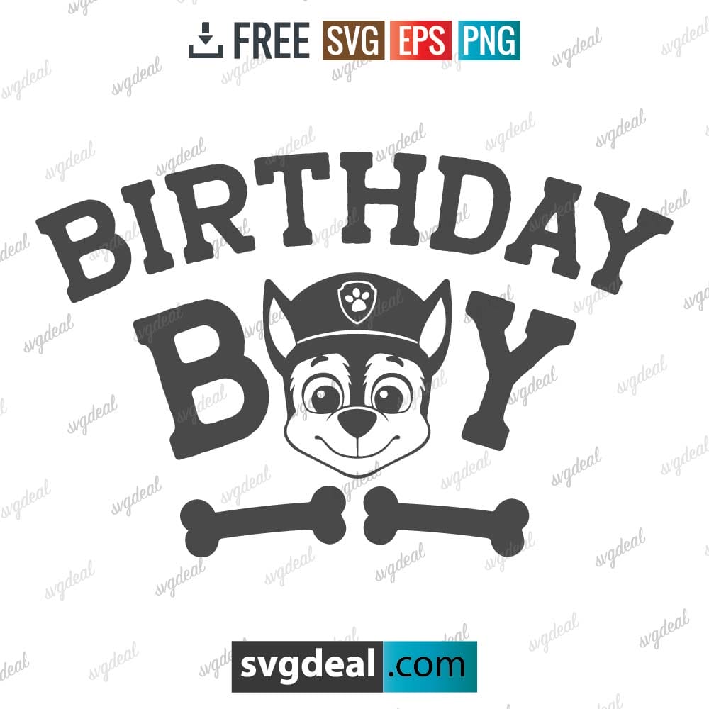 Paw Patrol Svg Birthday