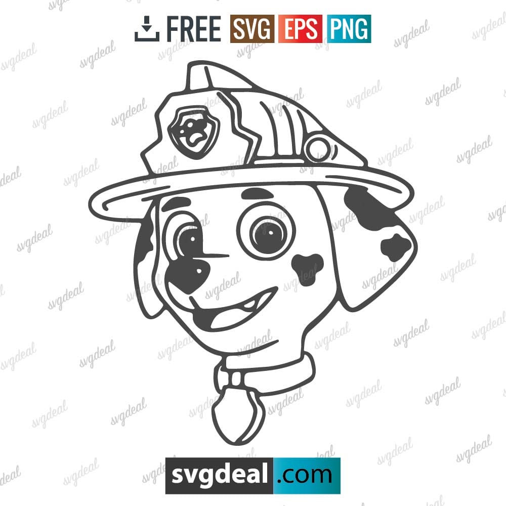 Marshall Paw Patrol Svg