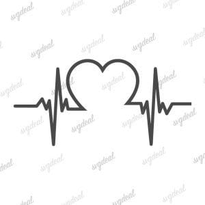 Heartbeat SVG File