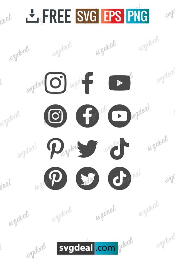 Social Media SVG Bundle