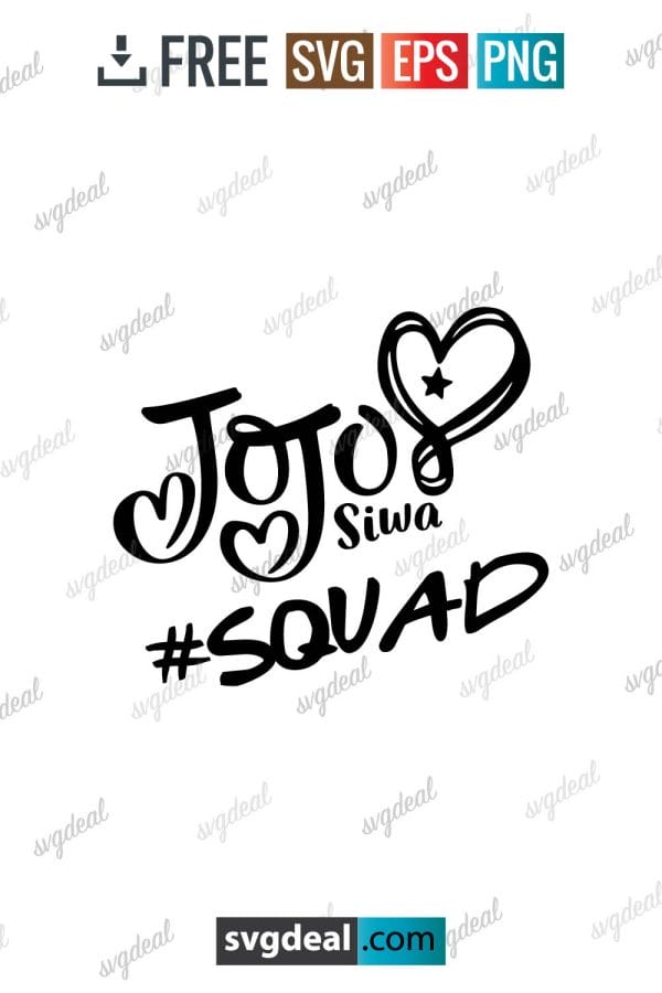 Jojo Siwa Squad Svg