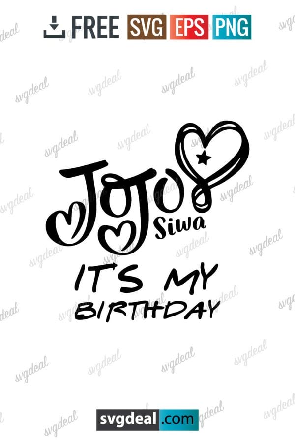 Jojo Siwa Svg Birthday