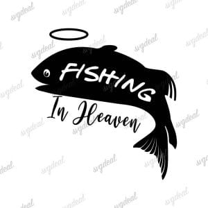Fishing In Heaven Svg