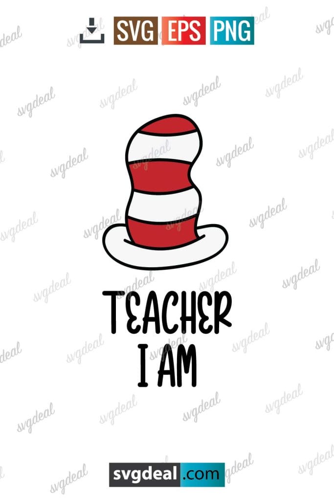 Free Dr Seuss Teacher Svg - SVGDeal.com