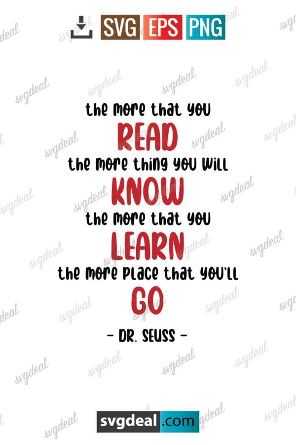 Dr Seuss Quotes Svg