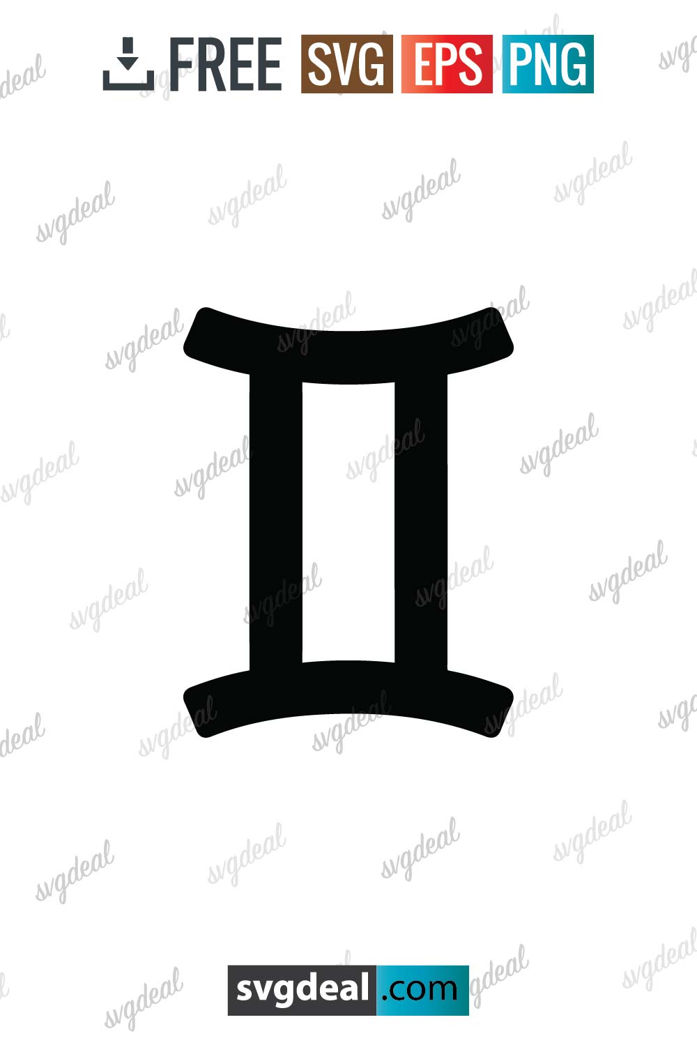 Free Gemini Zodiac SVG - SVGDeal.com