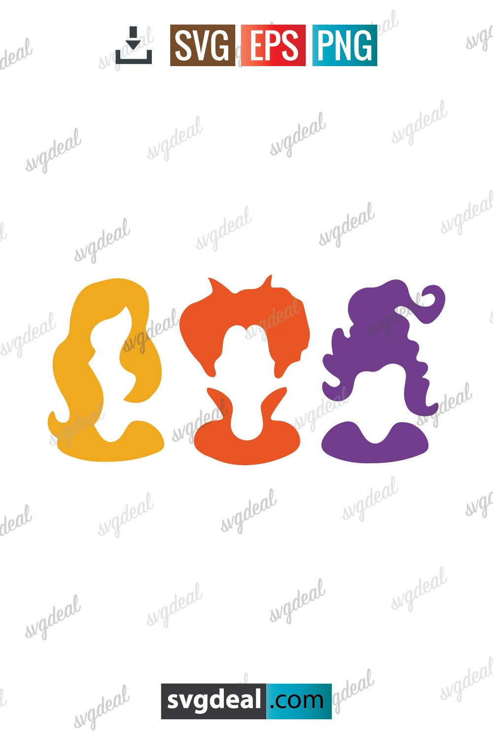 Free Sanderson Sisters Hocus Pocus Svg - SVGDeal.com