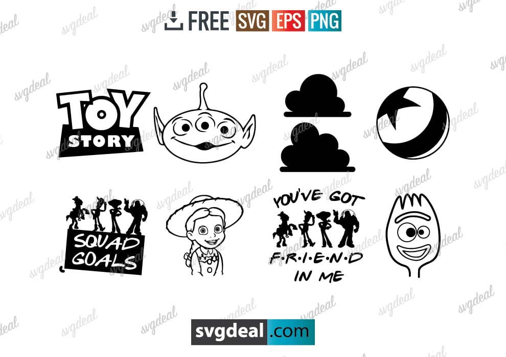 √ 8+ FREE Toy Story SVG Bundle - Free SVG Files