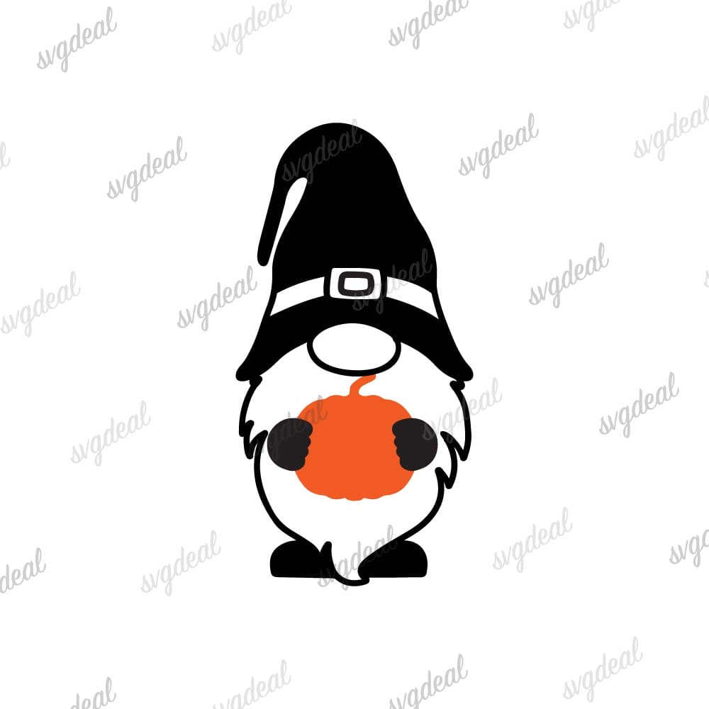 Halloween Gnome Svg